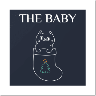 cute matching family cat design, the baby Posters and Art